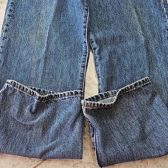 Vintage Levi's 501 Mens Sz 38X30 Blue Button Fly Leather Patch Y2K 90s Jeans - Picture 7 of 11